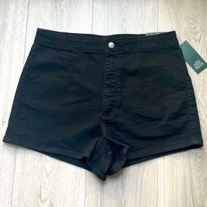 Highest High Rise Shorts NWT Black